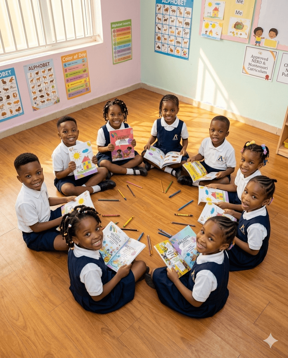 Creative kids drawing