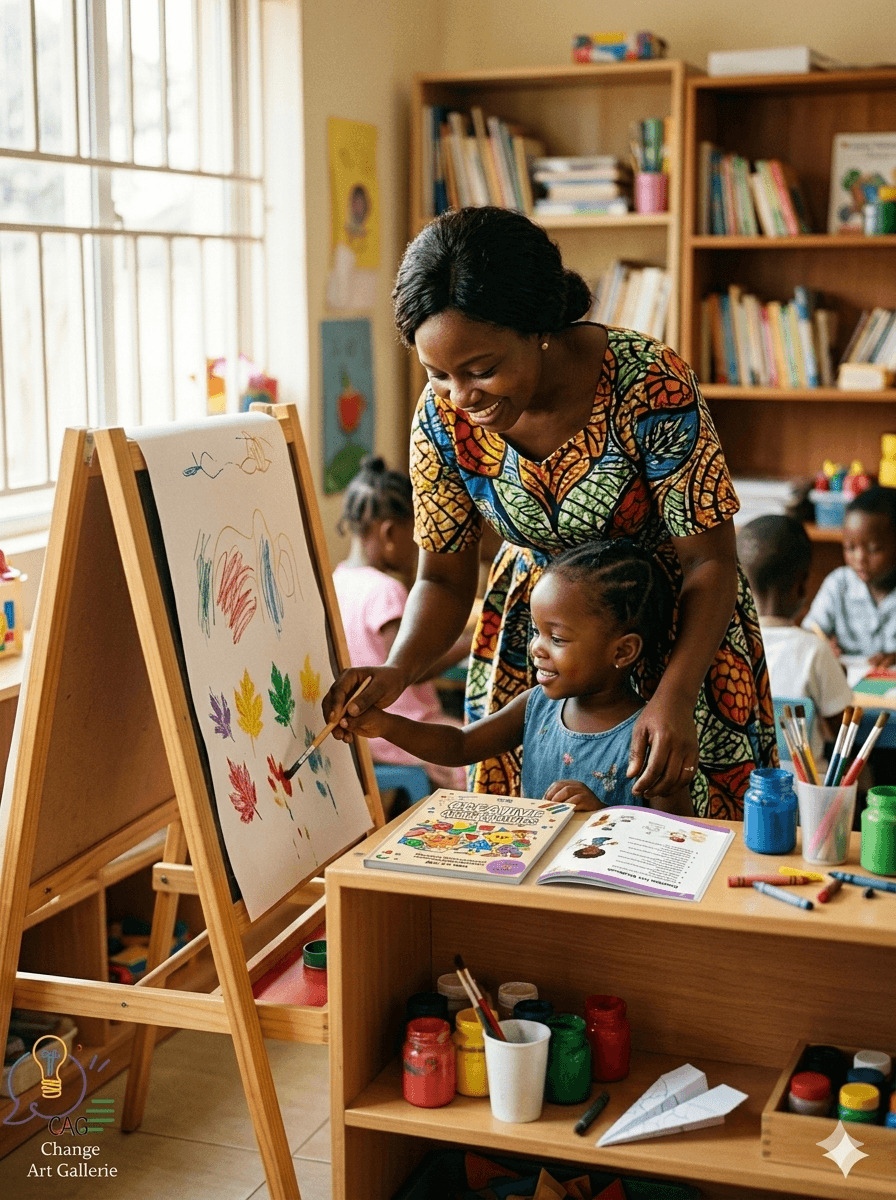 Teacher in classroom